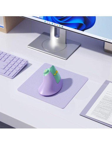 Ratón Ergonómico Inalámbrico Seenda MOU-302 Recargable USB/Bluetooth