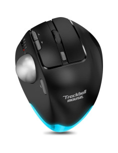 Mouse Trackball Inalámbrico Zelotes F33 4800 DPI Ergonómico 2