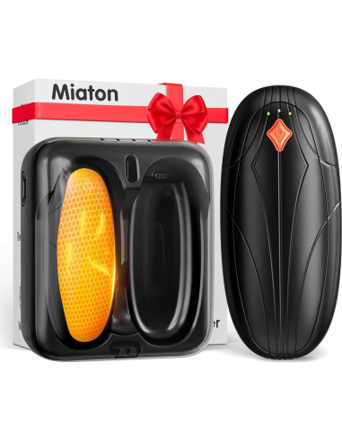 Calentadores de Manos Eléctricos Miaton N8 14000mAh 2 Pzs