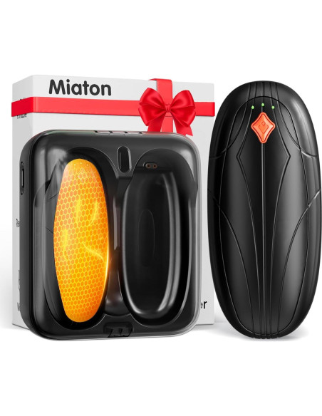 Calentadores de Manos Eléctricos Miaton N8 14000mAh 2 Pzs
