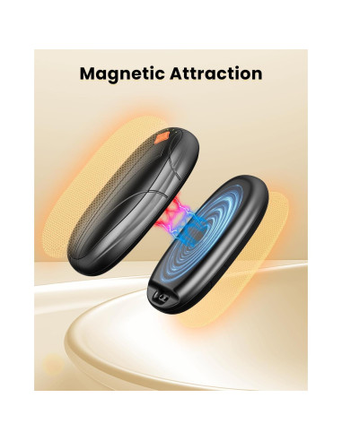 Calentadores de Manos Eléctricos Miaton N8 14000mAh 2 Pzs