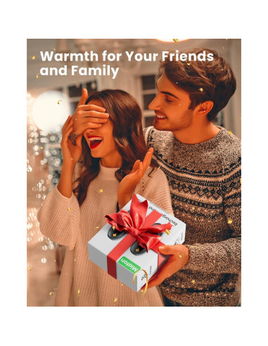 Calentadores de Manos Eléctricos Miaton N8 14000mAh 2 Pzs