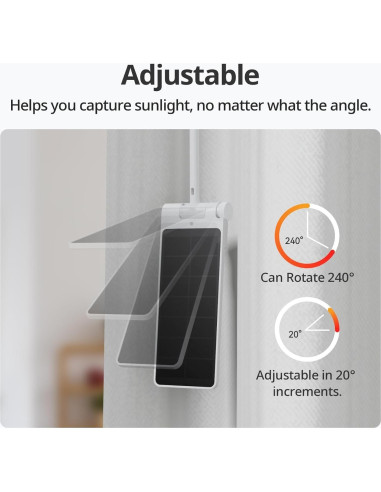 Cargador Solar SwitchBot para Cortina 3 - Alta Eficiencia
