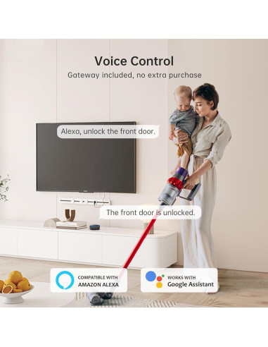 Cerradura WiFi Inteligente Hornbill Y4 con Huella Dactilar