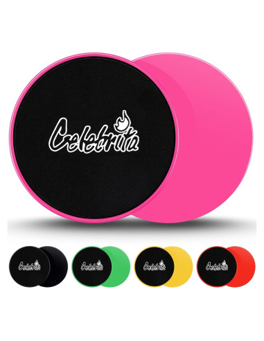 Discos Deslizantes para Ejercicio Celebrita MMA - Rosa