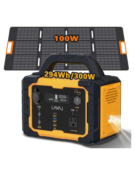 Generador Solar 300W VIDA INNOVADORA con Panel Solar 100W