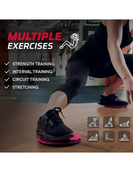 Discos Deslizantes para Ejercicio Celebrita MMA - Rosa