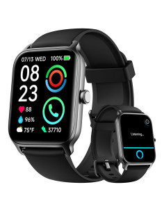 Reloj Inteligente Fitpolo Negro 1.8" Pantalla HD IP68