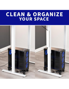 Canal de Cables Magnético VIVO DESK-AC01-1MW 35,56 cm Blanco 2