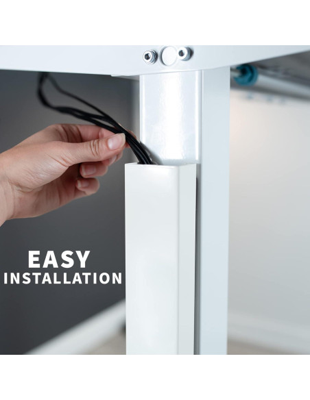 Canal de Cables Magnético VIVO DESK-AC01-1MW 35,56 cm Blanco