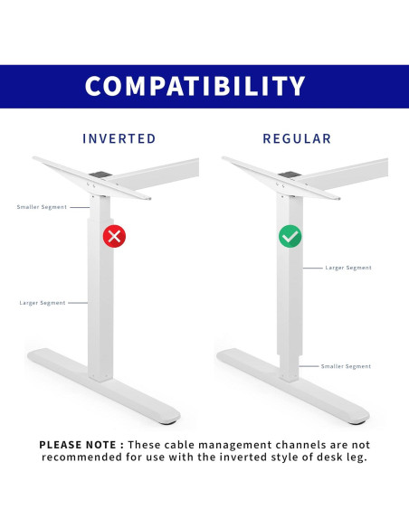 Canal de Cables Magnético VIVO DESK-AC01-1MW 35,56 cm Blanco