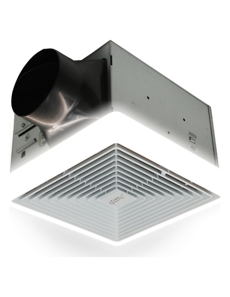 Ventilador de Baño BV 110CFM LED Silencioso 800lm