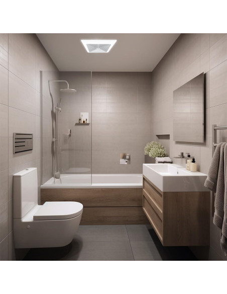 Ventilador de Baño BV 110CFM LED Silencioso 800lm