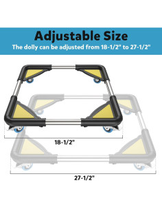 Carro Soporte Ajustable DOZAWA para Lavadora y Secadora 2
