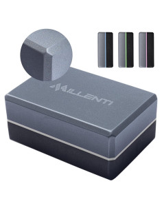 Bloque de Yoga Millenti Gris EVA Antideslizante 22.86x15.24x10.16 cm