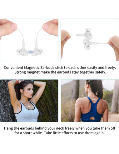 Auriculares USB C Magnéticos APETOO con Aislamiento de Ruido