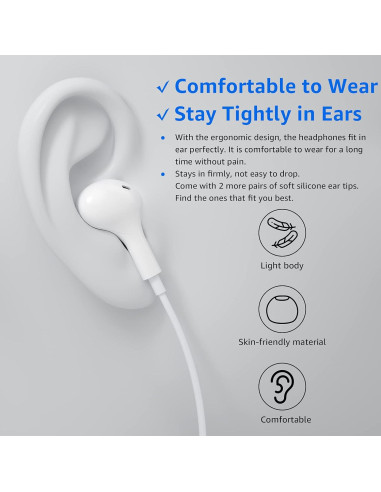 Auriculares USB C Magnéticos APETOO con Aislamiento de Ruido