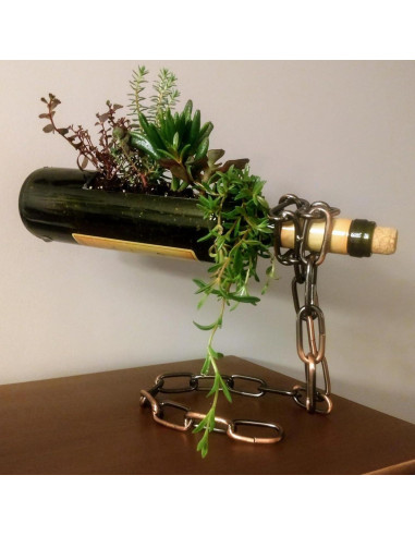 Soporte de Botellas de Vino YHan - Estante Flotante Elegante