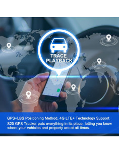 Rastreador GPS WANWAYTECH 4G LTE Magnético 6000mAh 2