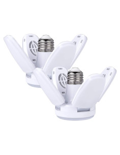 Paquete de 2 Bombillas LED Rieyue 35W Luz Diurna 6500K E26