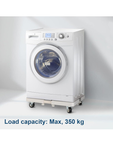 Soporte Móvil HQO LOVL para Mini Nevera y Lavadora Ajustable 44.9-65 cm