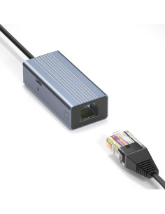 Adaptador Lightning a Ethernet IVSHOWCO 100Mbps 50cm 2