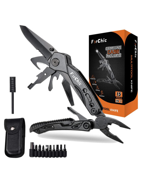Multiherramienta 15 en 1 ForChic, Alicates y Accesorios