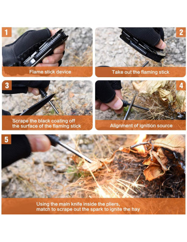 Multiherramienta 15 en 1 ForChic, Alicates y Accesorios