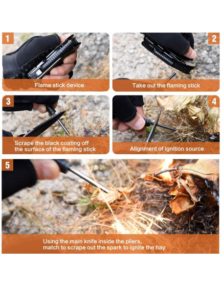 Multiherramienta 15 en 1 ForChic, Alicates y Accesorios