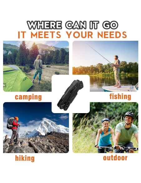 Multiherramienta 15 en 1 ForChic, Alicates y Accesorios