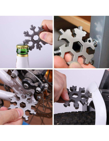 Herramienta Multiusos 18-en-1 COLORCASA Acero Inoxidable