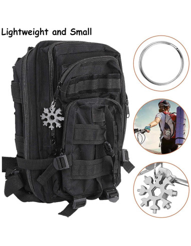 Herramienta Multiusos 18-en-1 COLORCASA Acero Inoxidable