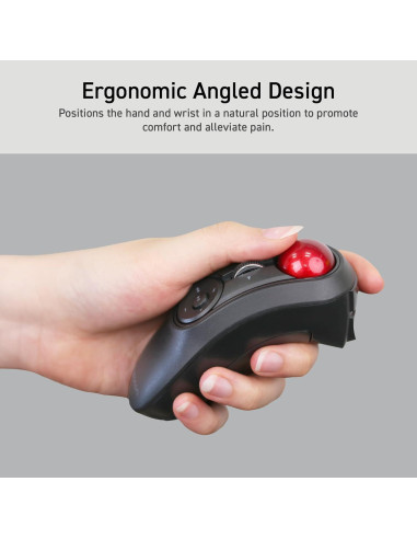 Ratón Trackball ELECOM Relacon Bluetooth 10 Botones Ergonómico