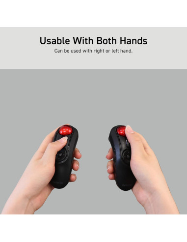 Ratón Trackball ELECOM Relacon Bluetooth 10 Botones Ergonómico