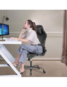 Silla de Juego BestOffice Ergonómica con Soporte Lumbar 2