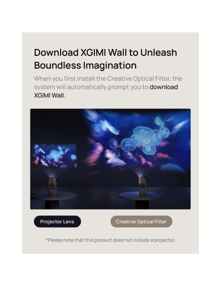 Filtro Óptico Creativo XGIMI para MoGo 3 Pro - Portátil