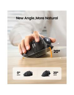 ProtoArc Ratón Trackball Inalámbrico EM01 NL Ergonómico 2