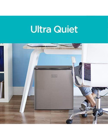 Refrigerador Compacto BLACK+DECKER BCRK17V 1.7 Pies Cúbicos Plata