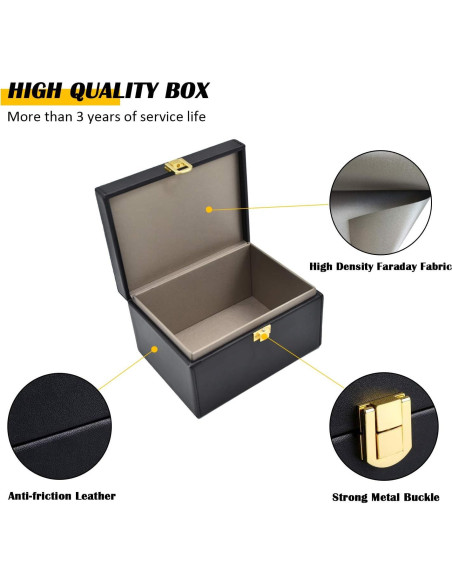 Caja Faraday Briidea para llaves de coche - 8 llaves