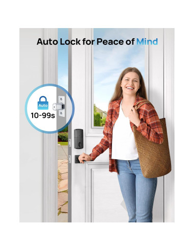 Cerradura Inteligente LOCTIAN DL0102 con Huella Dactilar y APP