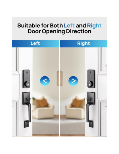 Cerradura Inteligente LOCTIAN DL0102 con Huella Dactilar y APP