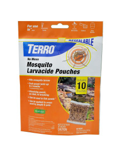 Larvicida para Mosquitos TERRO T1210 - 10 Paquetes Disolubles