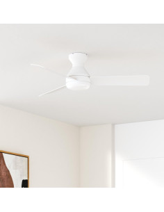 Ventilador de Techo Amico 42" Blanco con Luz y Control Remoto 2