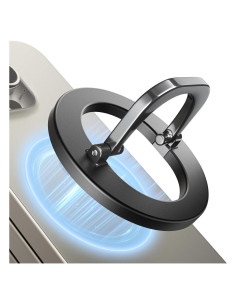 Soporte de Teléfono MagSafe SUPERONE Negro Ajustable 4 en 1