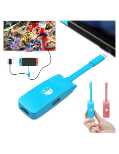 Adaptador Dock HDMI JROSING para Nintendo Switch 4K USB-C