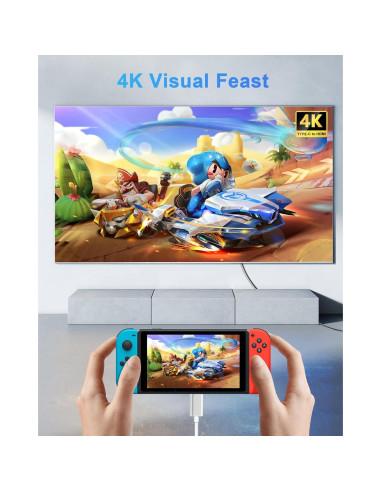 Adaptador USB C a HDMI Acer 4K 100W PD Plata