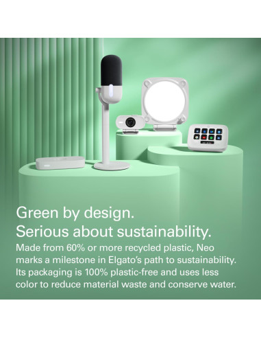 Kit de Oficina en Casa Elgato Wave Neo Webcam y Micrófono