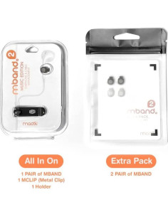 Organizador de Cables Mband2 B&W-Transparente - 7 Piezas 2