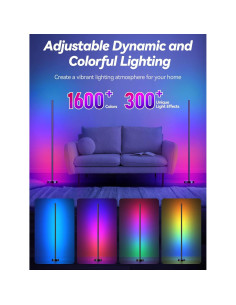 Lámpara LED de Esquina BrilliLux RGBICW 16 Millones de Colores 2