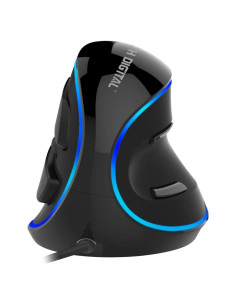 Ratón Vertical Ergonómico J-Tech Digital V628 USB Ajustable
